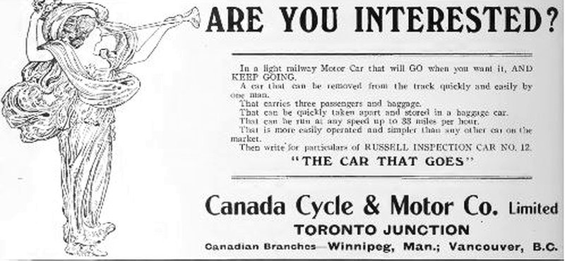 1906 CCM rail car
