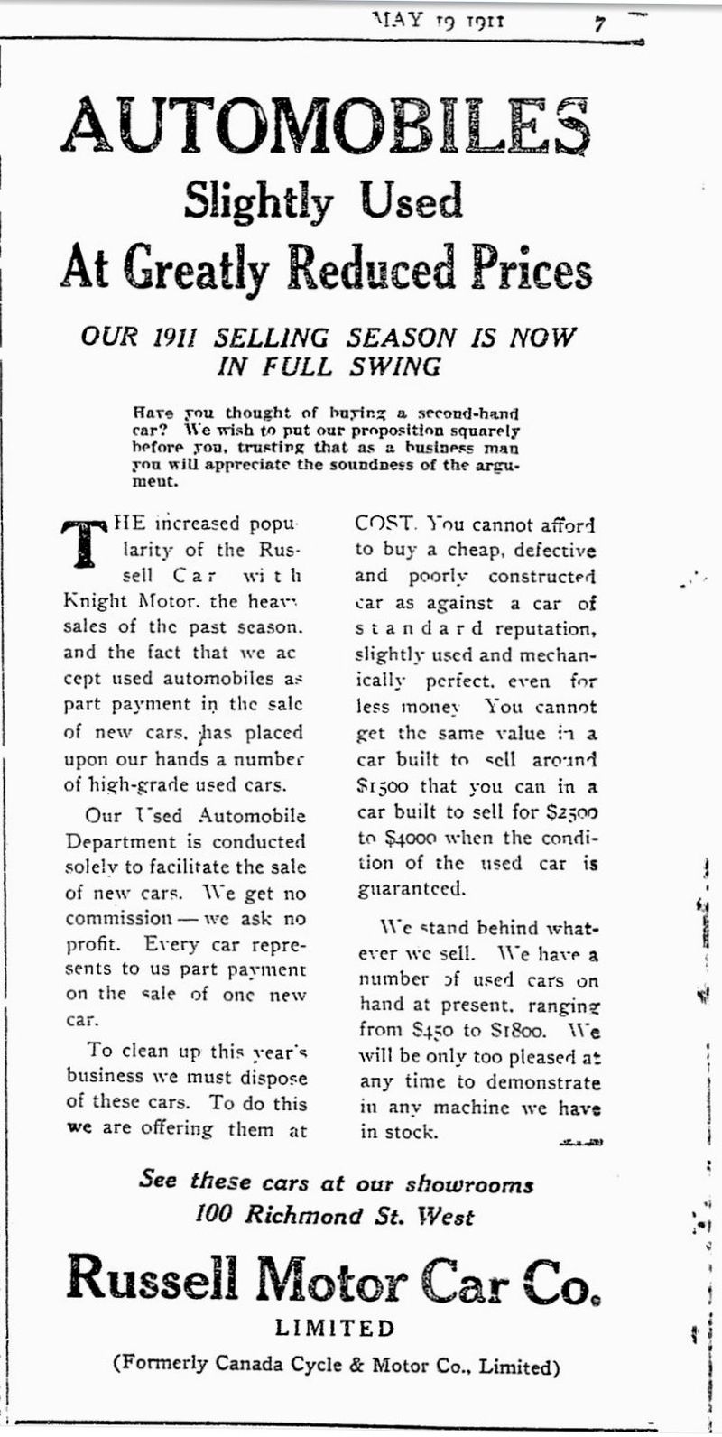May 19, 1911