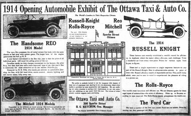 1914 Russell ad