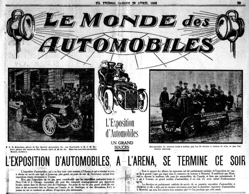 1906 Le Monde Des
                Automobiles
