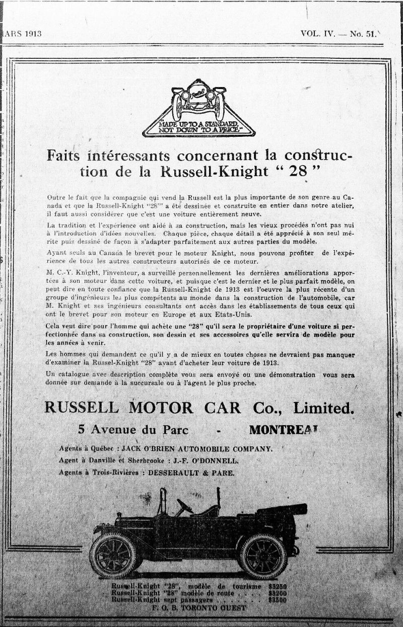 1913 Russell ad