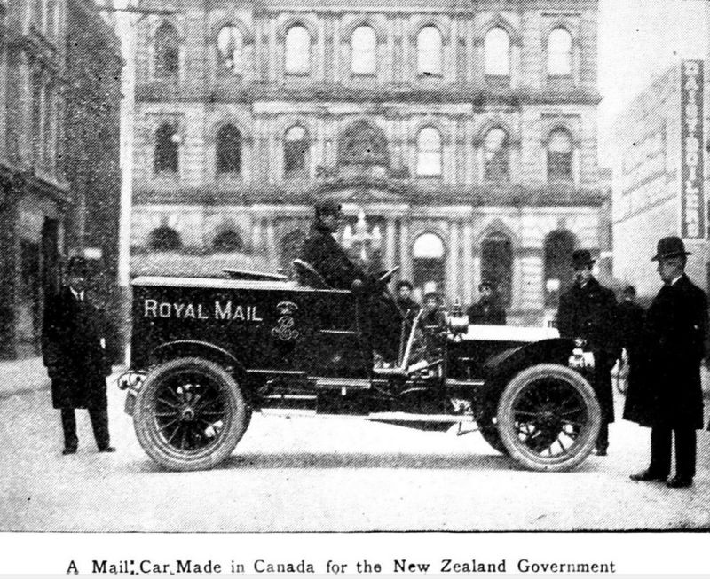 New Zealand mail car